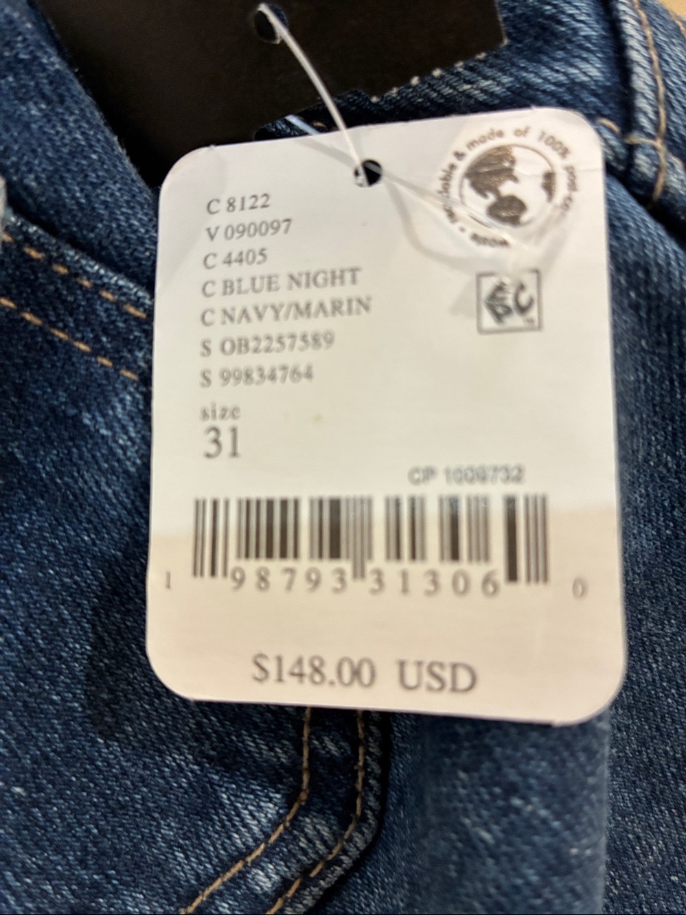 Free People We The Free Kellee Wide-Leg Denim Jeans NWT , 31 - Picture 6 of 6